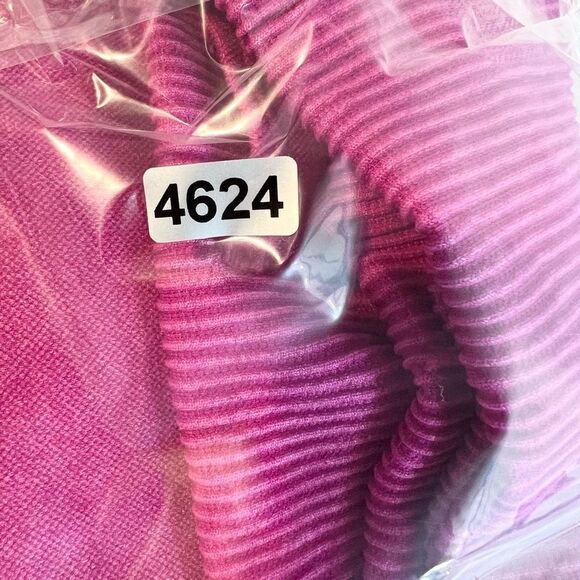 Pink Active Jogger Leggings Women's XL High Rise Seamless Ribbed Activewear - Picture 9 of 9